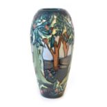 Moorcroft Holly Hatch Pattern Vase