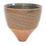 Terra-Sigillata Thrown and Burnished Earthenware Vase Duncan Ross (British 1943)