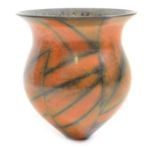 Terra-Sigillata Thrown and Burnished Earthenware Vase Duncan Ross (British 1943)