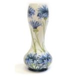 William Moorcroft for James Macintyre & Co Cornflower Pattern Vase