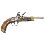 French flintlock cavalry pistol