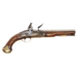 Flintlock holster pistol by Sheppard