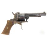 Pinfire revolver