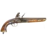 Belgian Sea Service flintlock pistol,