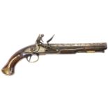 Flintlock cavalry pistol,