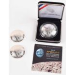 Three US 2019 Apollo II Silver Dollars (3).
