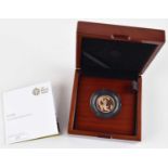 2019 Royal Mint, Gold Proof Ten Pence Coin, Cricket.