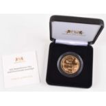 Alderney, Queen Elizabeth II, Remembrance Day Gold Proof Double Sovereign, 2022.