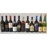 Mixed case of red, white and dessert wines