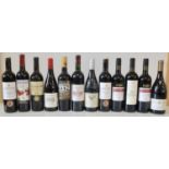 Mixed case mature red drinking wines