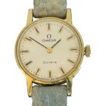 An Omega Geneve manual wind wristwatch,