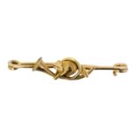 An early 20th century bar brooch,