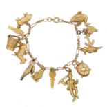 A charm bracelet,