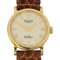 An 18ct gold Rolex Cellini quartz wristwatch,