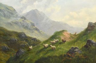 Albert Dunington (British 1860-1928) "Near Invercailgie, Scotland"