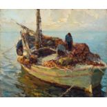 Louis Bonamici (French 1878-1966) Fishermen