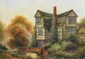 John Thorley (British 1859-1933) "Little Moreton Hall, Cheshire"