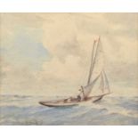 Reuben Ward Binks (British 1880-1950) Sailing boat