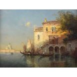 Antoine Bouvard (French 1870-1956) A pair of Venetian views