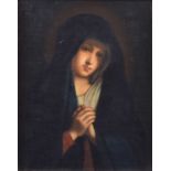 After Giovanni Battista Salvi da Sassoferrato (Italian 1609-1685) "Virgin Addolorata"