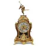 Large late 19th century French boulle bracket clock