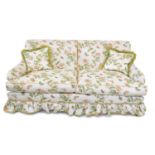 Duresta Two-Seater Sofa with Colefax and Fowler Fabric