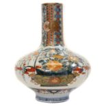 Large Japanese Imari bottle vase