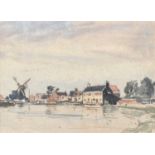 Claude Muncaster R.W.S., R.B.A., R.O.I. (British 1903-1974) Norfolk scene