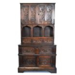 18th century and later carved oak dresser