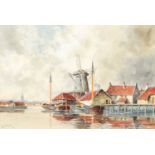 Louis Van Staaten (Dutch 1836-1909) "Near Middelburgh"