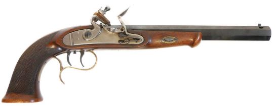W. Parker .45 flintlock pistol LICENCE REQUIRED