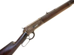 Winchester 1886 40-65 lever action rifle,
