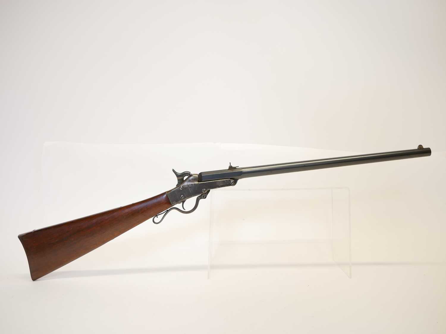 Maynard .50 calibre capping breech-loading carbine, - Image 2 of 15