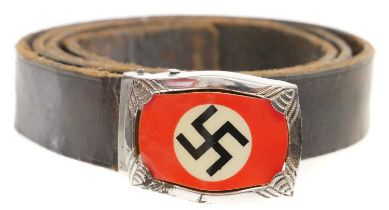 German Third Reich NSDAP sympathizers belt and buckle