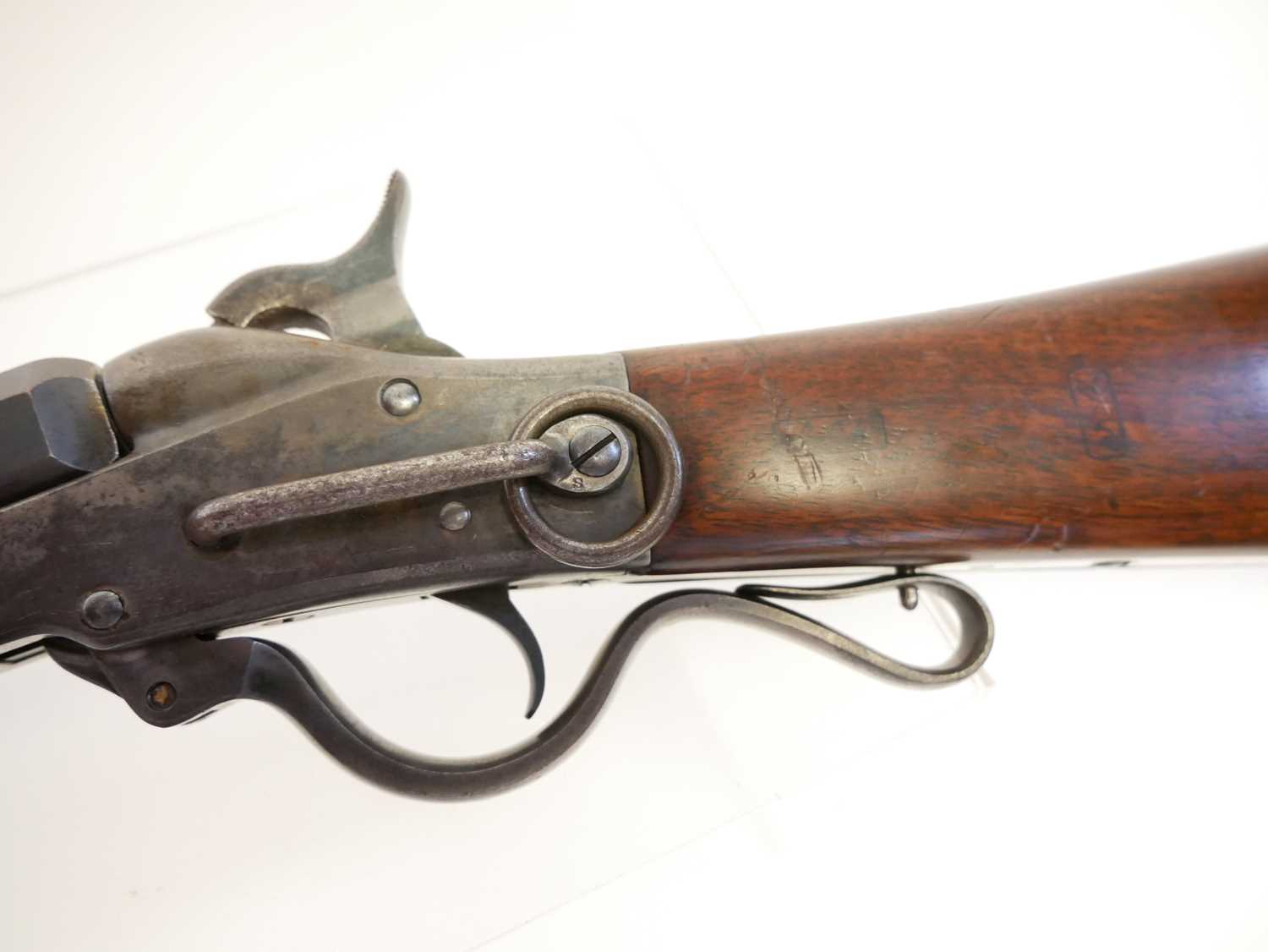 Maynard .50 calibre capping breech-loading carbine, - Image 11 of 15