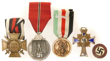 Collection of German Third Reich medals