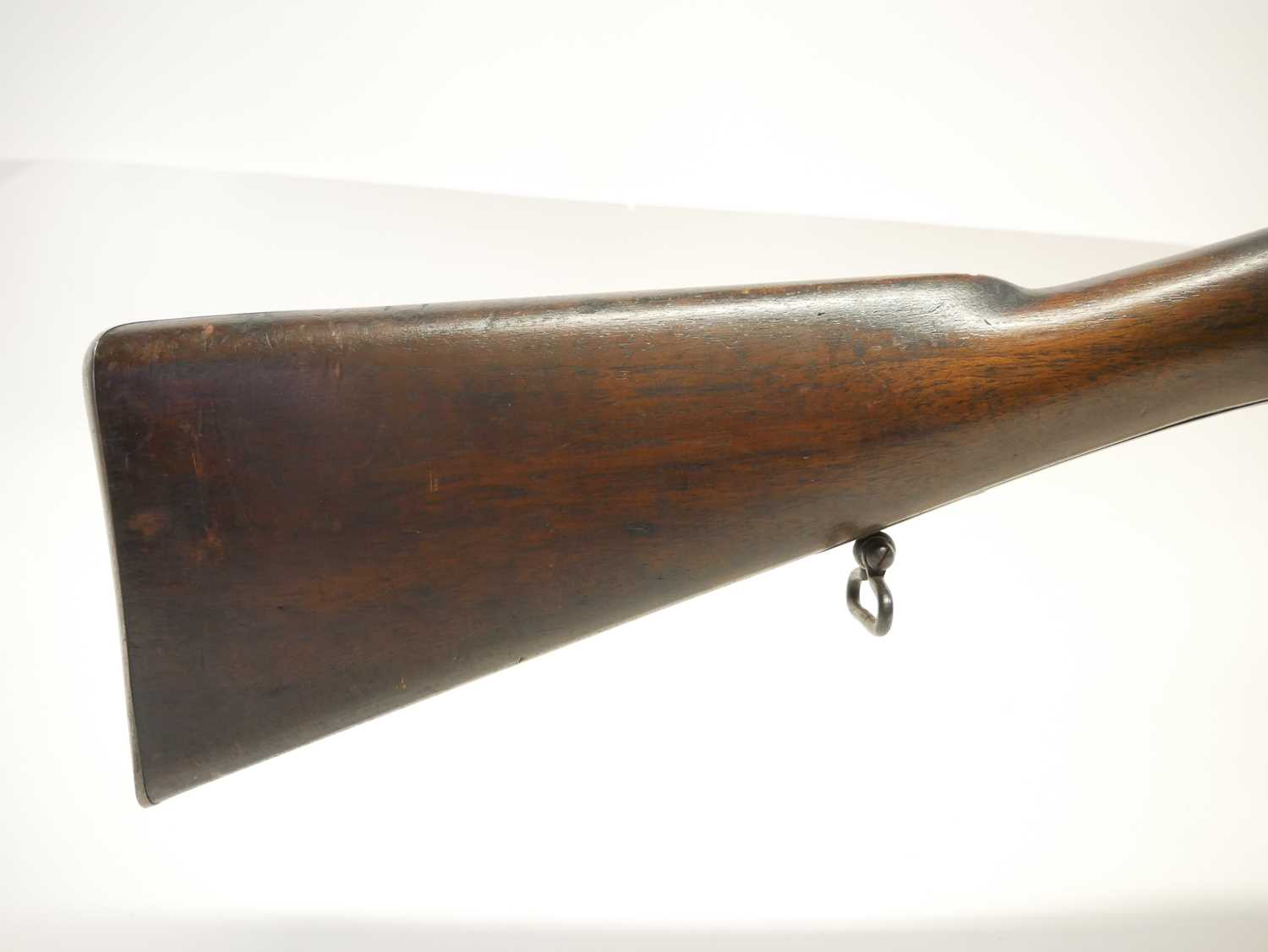 George Henry Daw of London experimental (possibly unique) breech loading .577 rifle, made from a - Image 3 of 20