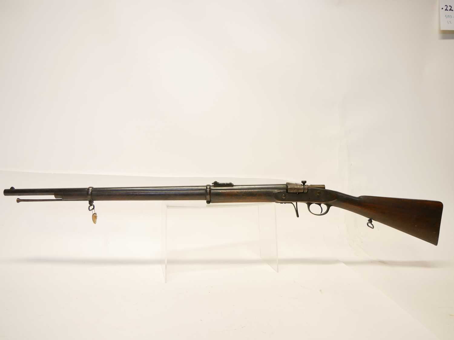 George Henry Daw of London experimental (possibly unique) breech loading .577 rifle, made from a - Image 20 of 20