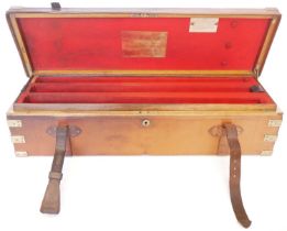 James Woodward three gun case for the Earl of Derby