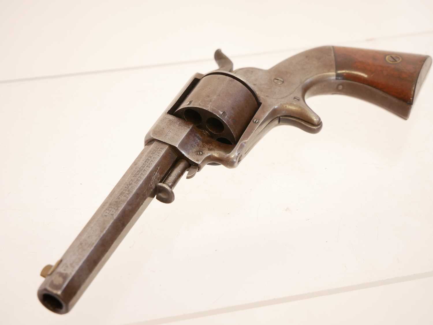 Allen and Wheelock .32 rimfire revolver - Image 7 of 9