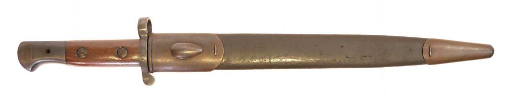 Lee Enfield 1903 pattern bayonet with scabbard