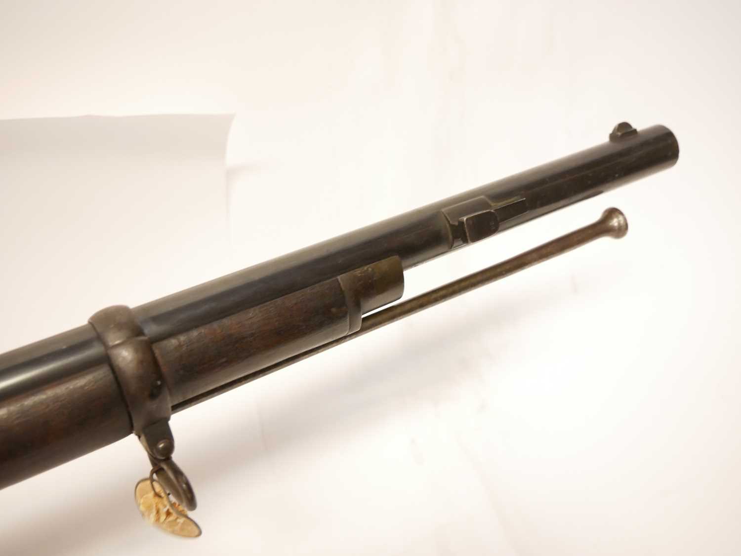 George Henry Daw of London experimental (possibly unique) breech loading .577 rifle, made from a - Image 14 of 20