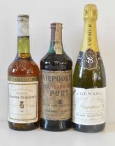 Mixed Lot Fine Sauternes, Saumur Cremant and Niepoort Port