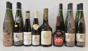 Mixed Lot Alsace Gewurztraminer, German Beerenauslesen, Pineau des Charentes and other