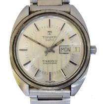 A 1970s Tissot 'Tissonic' electronic wristwatch,