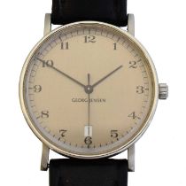 A Bo Bonfils for Georg Jensen automatic stainless steel wristwatch,