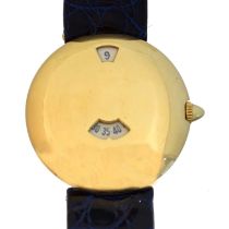 An 18ct gold Chaumet 'Jump Hour' quartz wristwatch,