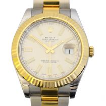 A steel and gold Rolex Oyster Perpetual Datejust II wristwatch,