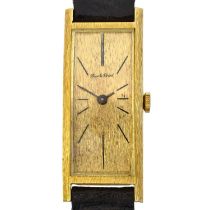 A 1960s 18ct gold Bueche Girod manual wind wristwatch,