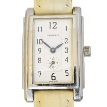 A Tiffany & Co. stainless steel quartz wristwatch,